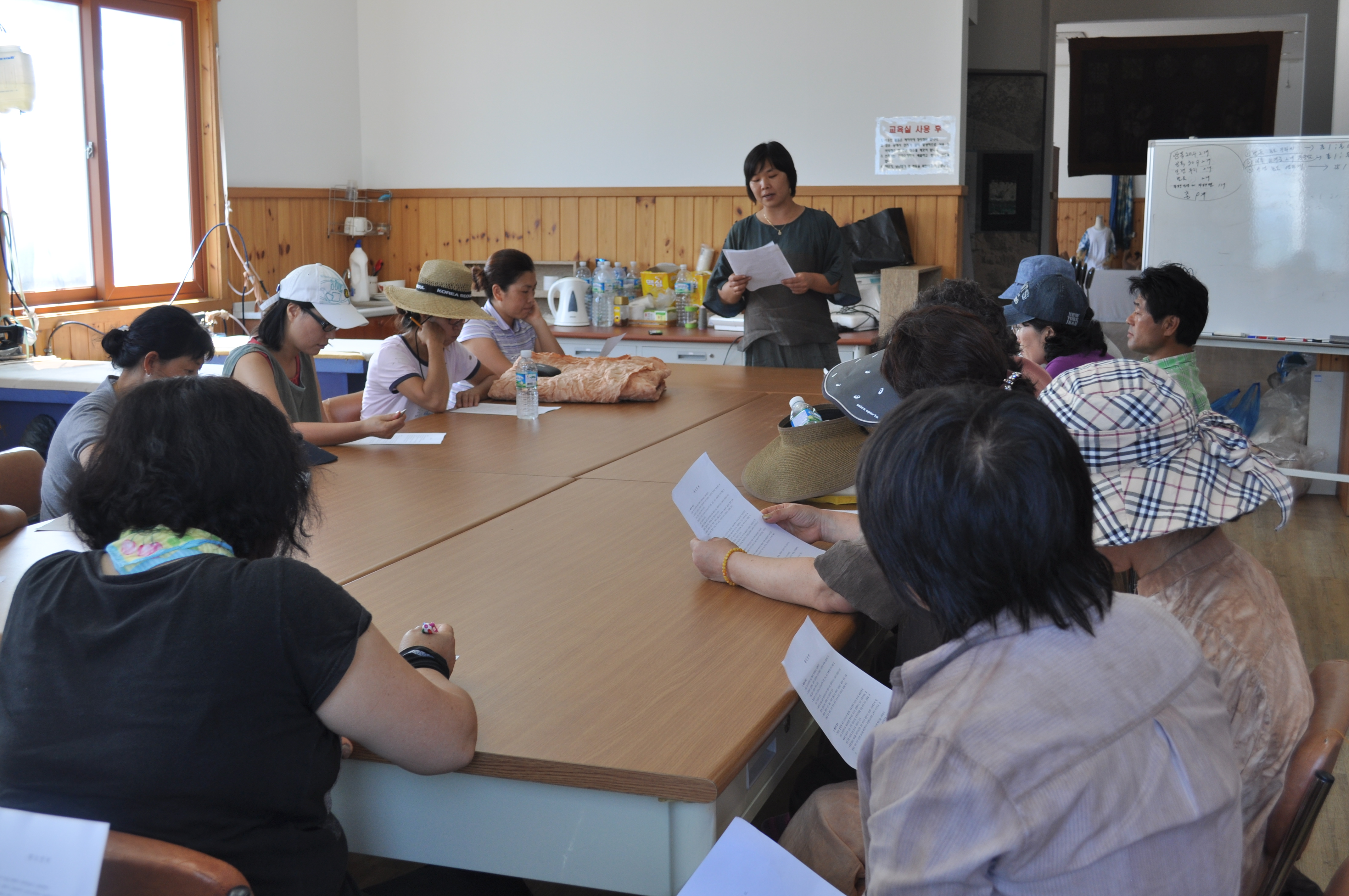 천연염색 기술교육(4회차, 황토염색)